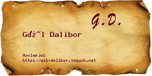 Gál Dalibor névjegykártya